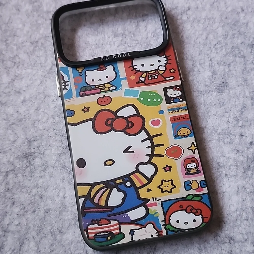 Brand new Apple IPhone 17 Pro Max Hello Kitty Silicone Phone case